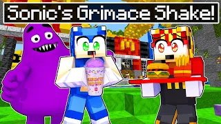 Sonic Goes To MCDONALDS! (GRIMACE SHAKE) | Minecraft Sonic The Hedgehog 3 | [52]