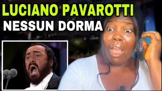 WHAT!!!!! Luciano Pavarotti  Sings NESSUN DORMA Reaction