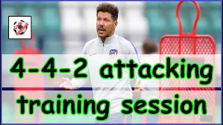 4-4-2 attacking training programme!