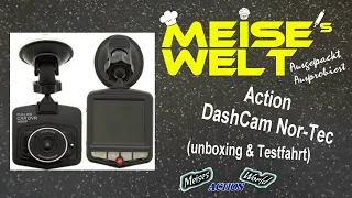 Action - DashCam Nor-Tec (unboxing & Testfahrt)