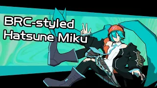 BRC-Styled Hatsune Miku mod for Bomb Rush Cyberfunk!