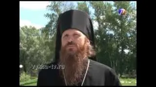 Крестный ход с мощами Преподобного Варнавы Гефсиманского в Выксе.