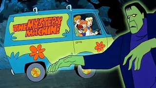 Scooby Doo Mystery Machine Ambience - Haunted Woods, Thunder, Rain, Motor, Wind Sounds, Music
