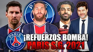 8 Grandes FICHAJES CONFIRMADOS de PSG para la PROXIMA TEMPORADA 2021/22