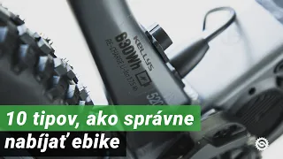 10 tipov, ako správne nabíjať ebike