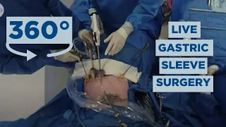 Watch a Gastric Sleeve Surgery in Live 360​​​​°​​ | Obesity Control Center