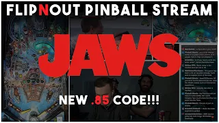 🔴LIVE - Stern Pinball's JAWS PRO .85 Code and Giveaways!