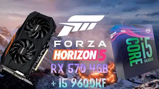 Forza Horizon 5 на Rx 570 4Gb + i5 9600kf / ТЕСТЫ НА РАЗНЫХ НАСТРОЙКАХ ГРАФИКИ