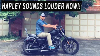 Harley Sounds Louder Now! | New COBRA RPT 3" Slip On Mufflers