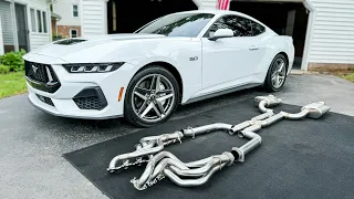 NASTY!! My FULL EXHAUST for 2024 Mustang GT has ARRIVED!!