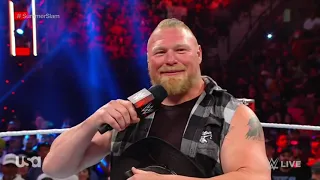 WWE RAW BROCK LESNAR ENTRANCE 07/11/22