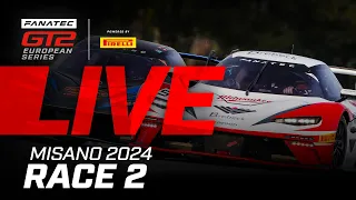 LIVE | Race 2 | Misano | 2024 Fanatec GT2 Europe