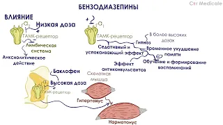 Бензодиазепины -  Противотревожные (анксиолитики) и снотворные препараты