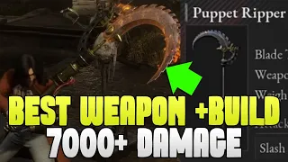 Lies Of P Best Weapon (7000+ Damage) Scythe Puppet Ripper, Best Technique Motivity Build Dexterity