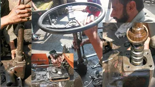 rebuild tractor steering box | steering repair