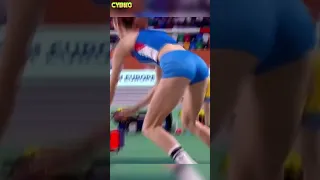 😱Incredible Serbian High Jumper Angelina Topić 🥰😮#shorts #athlete