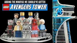 Adding the Minifigs We SHOULD HAVE GOTTEN to the LEGO Avengers Tower Set