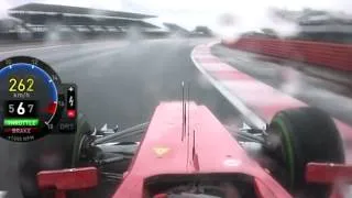 F1 2012 round 09 SIlverstone - Fernando Alonso pole lap onboard