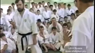 Asai Tetsihiko 9 Dan JKA chief-instructor in Moscow.mpg