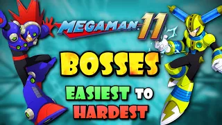 All Mega Man 11 Bosses Ranked from Easiest to Hardest
