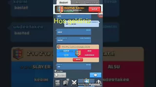 Clash Royale 2ye2 dostluk savasi