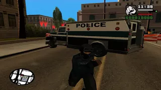GTA San Andreas - DYOM Mission #10 - Operation S.W.A.T (Red Zone)!