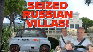 SEIZED RUSSIAN VILLAS on The French Riviera in Citroen Ami