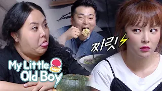 SunYoung "It's my first time to see anyone who enjoys food better than me" [My Little Old Boy Ep148]