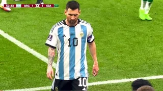 The Sadness of Lionel Messi vs Saudi Arabia World Cup 2022 HD•