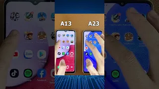 Samsung Galaxy A13 vs Galaxy A23 Fruit ninja Speed Test #shorts