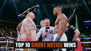 Boxing's Top 10 Short Notice Wins