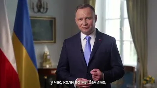 Президент Польщі Анджей Дуда привітав українців з Днем Незалежності