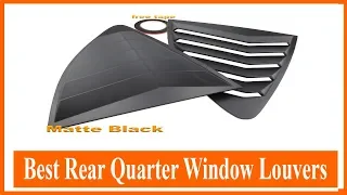 Best Rear Quarter Window Louvers Spoiler Panel