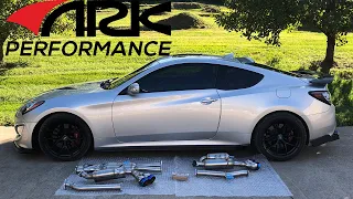 Genesis Coupe 3.8 ARK GRiP Exhaust Install!