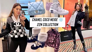 Chanel Coco Neige Luxury Shopping | 22N Winter Ski Collection- New Bags, Shoes & RTW