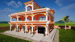 ✅Hermoso Diseño De Casa | Como construir una casa estilo guatemalteco | Diseño de Casa 15 x 15 M