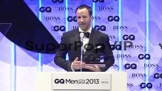 SPEECH - Tom Ford on receiving an award from GQ at the GQ...