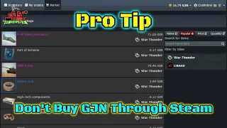 GJN Explained - What They Are, How To Buy And Use Them, And Why To Avoid GJN On Steam (War Thunder)