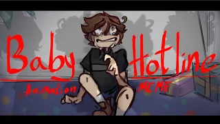 Baby Hotline [Animation MEME] Ft. Crying Child // FNaF // !TW: Blood!