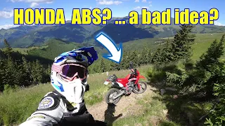 Do you need ABS system on a Dual Spot motorcycle? You will hate the Honda ABS on the CRF250L Crf300L