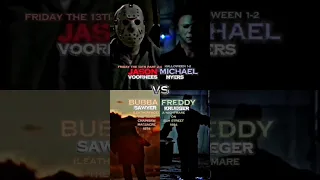Jason Vs Michael Vs Freddy Vs Leatherface (OG Versions) #slasher #vs #shorts #edit #viral