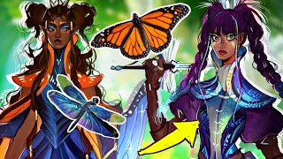 Turning BUGS into FAIRY KNIGHTS 🦋🗡 (CHARACTER DESIGN CHALLENGE)