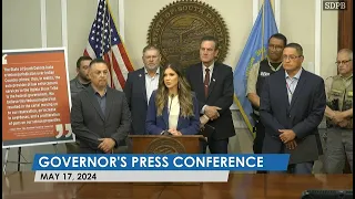 Governor Noem Press Conference on Border Security and Cartel Presence on Tribal Reservations