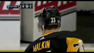 Evgeni Malkin's natural hat-trick of minor penalties - 3 within 7 minutes vs Flyers (2 apr 2023)