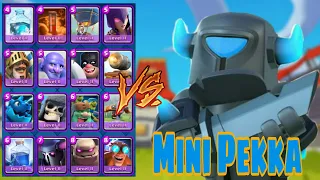Clash Royale - Mini Pekka VS all cards 2021