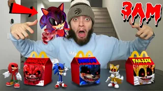 DO NOT ORDER SONIC 2 HAPPY MEAL FROM MCDONALDS AT 3AM!! (SONIC.EXE VS KNUCKLES.EXE VS TAILS.EXE)