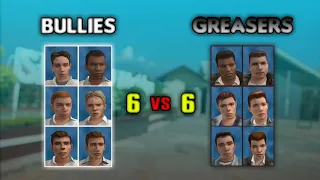 Bully AE: Bullies (Tom & Ethan Grappler) VS Greasers (No Leaders)
