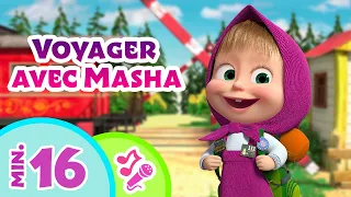 🌍 TaDaBoom Français 👒🧳 Voyager avec Masha 🧸 Karaoke 🎤 Masha et Michka