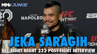 Jeka Saragih Used Doubts From Indonesian Fans to Get First Victory For Country | UFC Fight Night 232