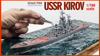 USSR Kirov Battlecruiser Scale Model Ship 1/700